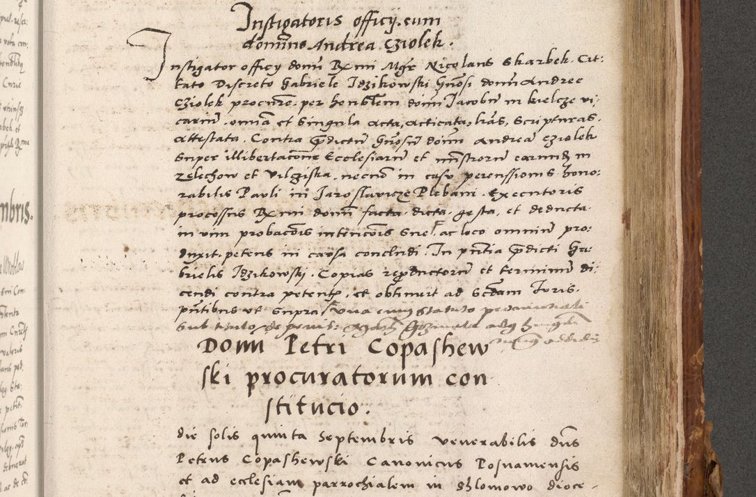 Zdjęcie nr 696 dla obiektu archiwalnego: Volumen (Pri)mum Actorum R(evere)nd(i)s(s)imi in Christo Patris D(omi)ni Petri de Gamratis Episcopi Cracoviensis a die prima mensis Novembris Anni 1539vi ad finem eiusdem anni et successive per annos 1539num et 1540mum