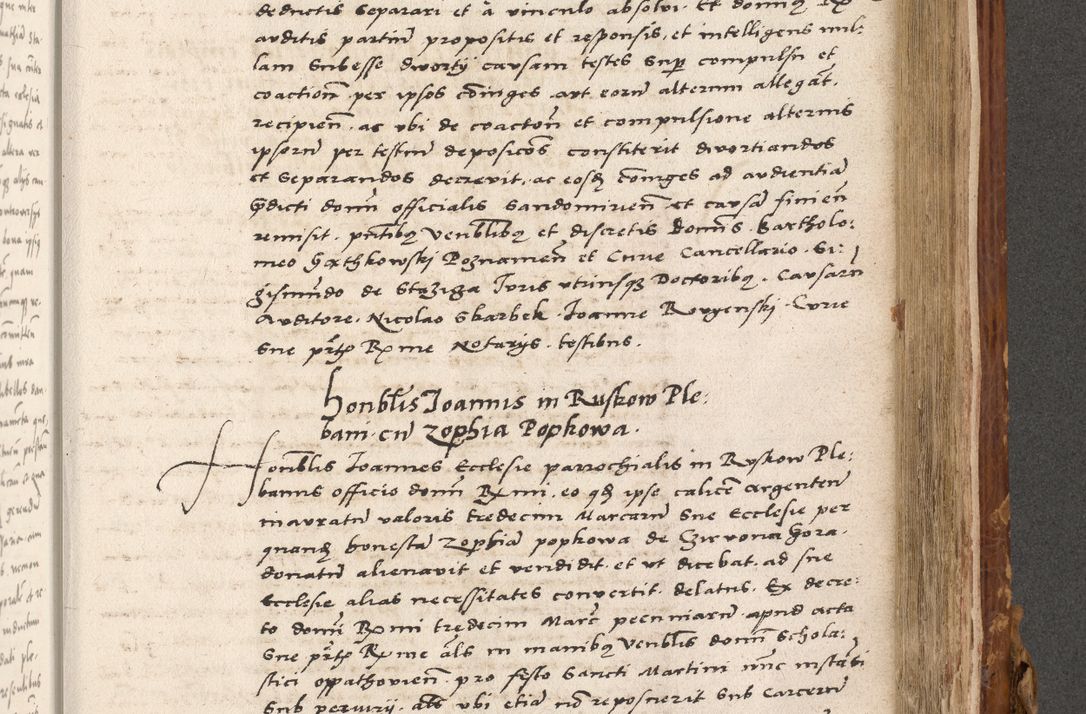 Zdjęcie nr 698 dla obiektu archiwalnego: Volumen (Pri)mum Actorum R(evere)nd(i)s(s)imi in Christo Patris D(omi)ni Petri de Gamratis Episcopi Cracoviensis a die prima mensis Novembris Anni 1539vi ad finem eiusdem anni et successive per annos 1539num et 1540mum