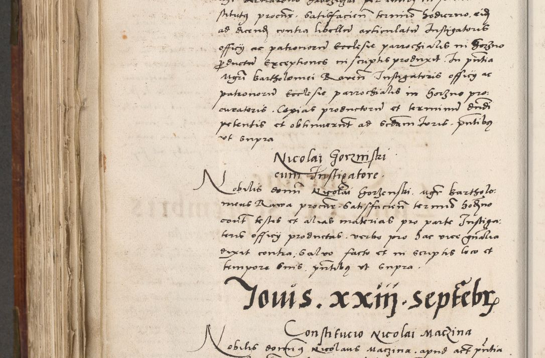 Zdjęcie nr 707 dla obiektu archiwalnego: Volumen (Pri)mum Actorum R(evere)nd(i)s(s)imi in Christo Patris D(omi)ni Petri de Gamratis Episcopi Cracoviensis a die prima mensis Novembris Anni 1539vi ad finem eiusdem anni et successive per annos 1539num et 1540mum