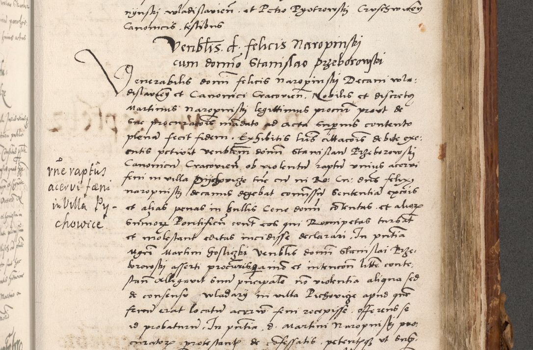 Zdjęcie nr 710 dla obiektu archiwalnego: Volumen (Pri)mum Actorum R(evere)nd(i)s(s)imi in Christo Patris D(omi)ni Petri de Gamratis Episcopi Cracoviensis a die prima mensis Novembris Anni 1539vi ad finem eiusdem anni et successive per annos 1539num et 1540mum