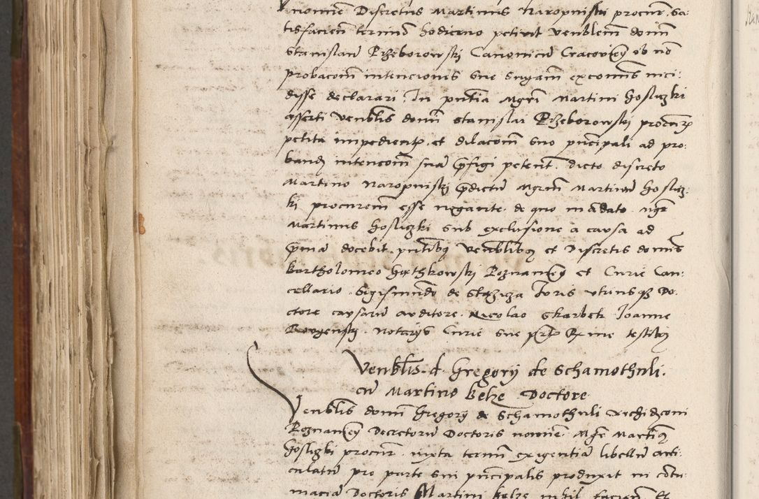 Zdjęcie nr 713 dla obiektu archiwalnego: Volumen (Pri)mum Actorum R(evere)nd(i)s(s)imi in Christo Patris D(omi)ni Petri de Gamratis Episcopi Cracoviensis a die prima mensis Novembris Anni 1539vi ad finem eiusdem anni et successive per annos 1539num et 1540mum
