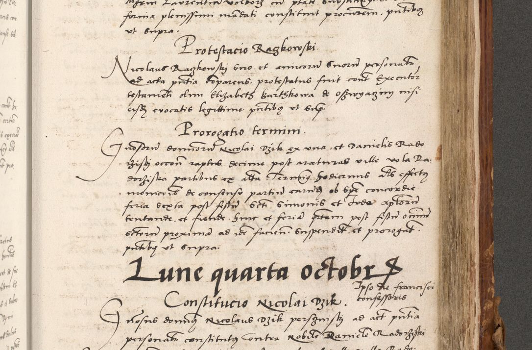 Zdjęcie nr 716 dla obiektu archiwalnego: Volumen (Pri)mum Actorum R(evere)nd(i)s(s)imi in Christo Patris D(omi)ni Petri de Gamratis Episcopi Cracoviensis a die prima mensis Novembris Anni 1539vi ad finem eiusdem anni et successive per annos 1539num et 1540mum