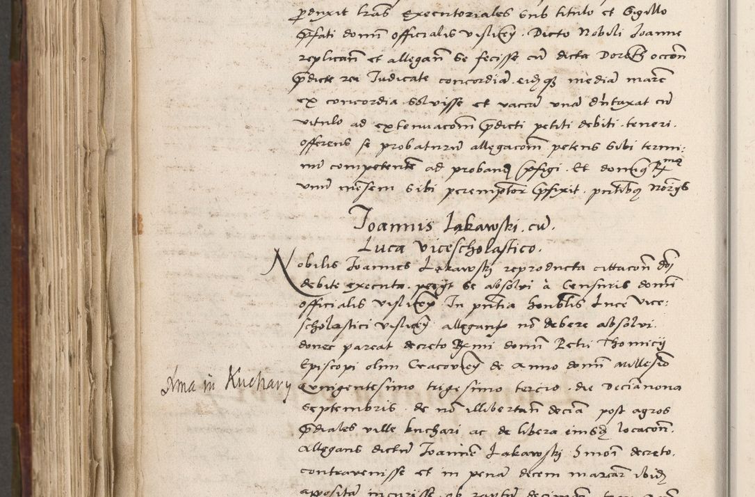 Zdjęcie nr 717 dla obiektu archiwalnego: Volumen (Pri)mum Actorum R(evere)nd(i)s(s)imi in Christo Patris D(omi)ni Petri de Gamratis Episcopi Cracoviensis a die prima mensis Novembris Anni 1539vi ad finem eiusdem anni et successive per annos 1539num et 1540mum