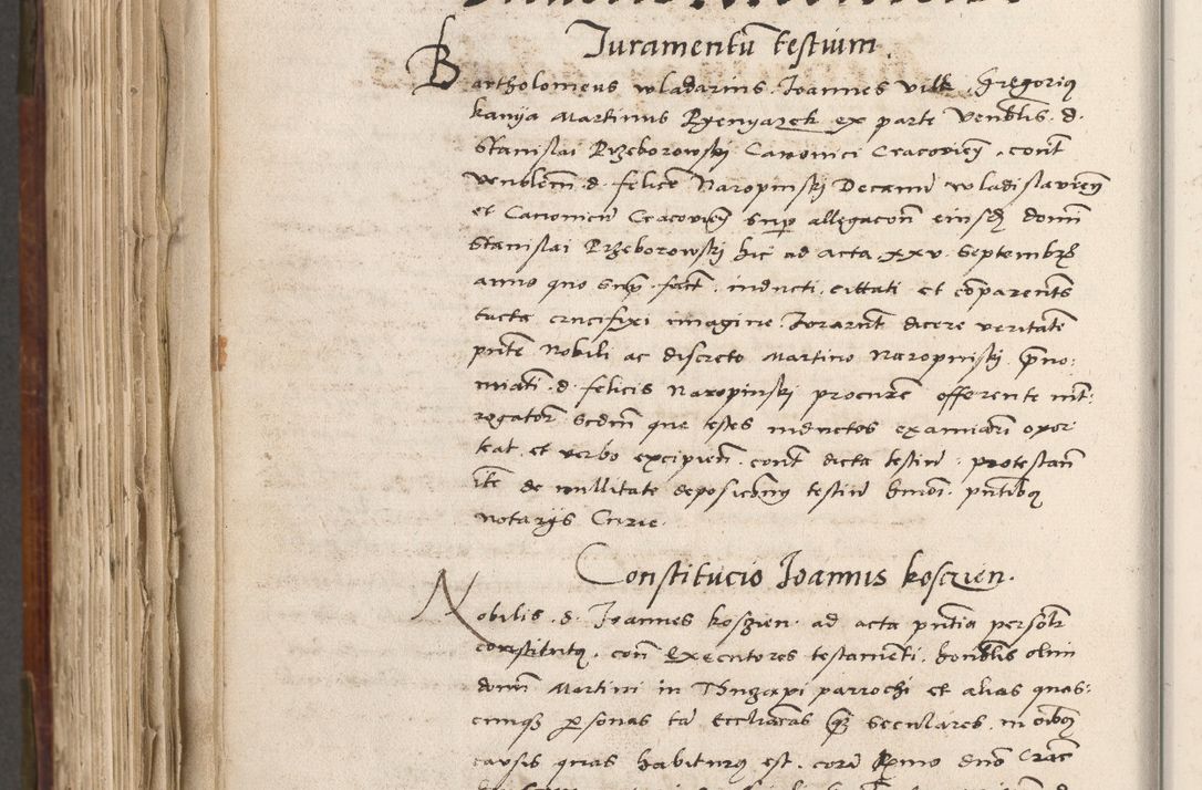 Zdjęcie nr 719 dla obiektu archiwalnego: Volumen (Pri)mum Actorum R(evere)nd(i)s(s)imi in Christo Patris D(omi)ni Petri de Gamratis Episcopi Cracoviensis a die prima mensis Novembris Anni 1539vi ad finem eiusdem anni et successive per annos 1539num et 1540mum