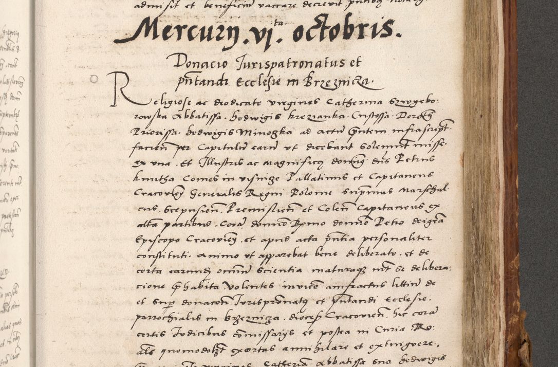 Zdjęcie nr 720 dla obiektu archiwalnego: Volumen (Pri)mum Actorum R(evere)nd(i)s(s)imi in Christo Patris D(omi)ni Petri de Gamratis Episcopi Cracoviensis a die prima mensis Novembris Anni 1539vi ad finem eiusdem anni et successive per annos 1539num et 1540mum