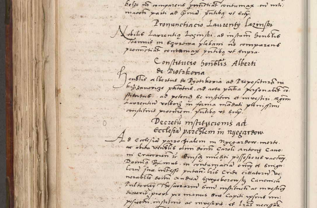 Zdjęcie nr 727 dla obiektu archiwalnego: Volumen (Pri)mum Actorum R(evere)nd(i)s(s)imi in Christo Patris D(omi)ni Petri de Gamratis Episcopi Cracoviensis a die prima mensis Novembris Anni 1539vi ad finem eiusdem anni et successive per annos 1539num et 1540mum