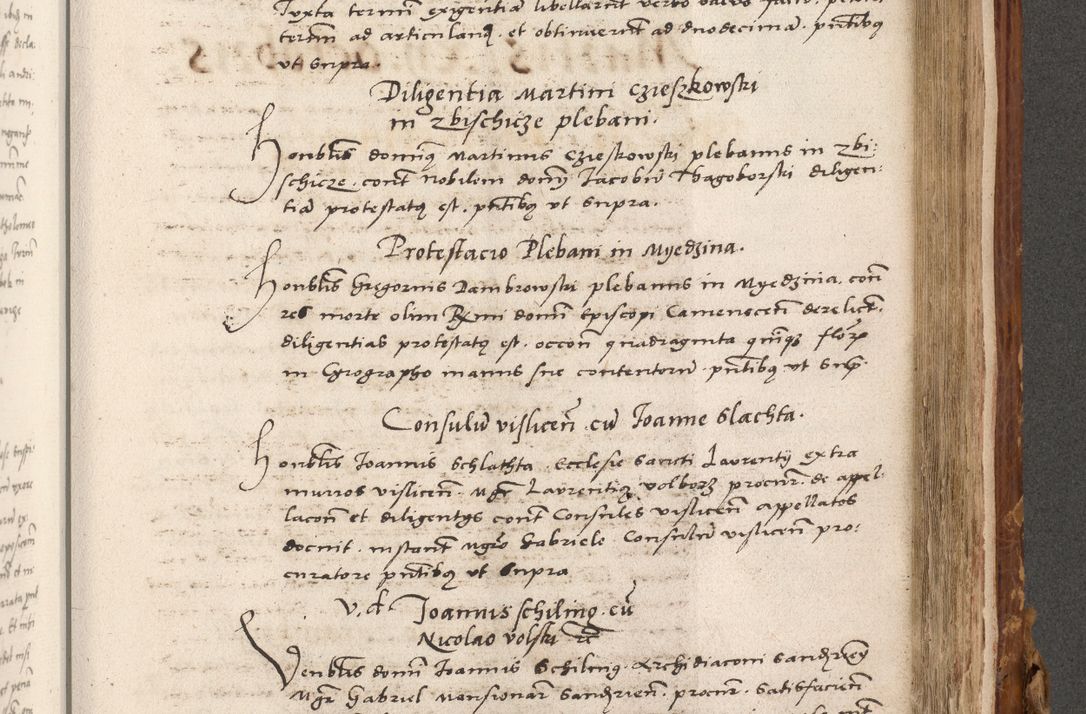Zdjęcie nr 736 dla obiektu archiwalnego: Volumen (Pri)mum Actorum R(evere)nd(i)s(s)imi in Christo Patris D(omi)ni Petri de Gamratis Episcopi Cracoviensis a die prima mensis Novembris Anni 1539vi ad finem eiusdem anni et successive per annos 1539num et 1540mum
