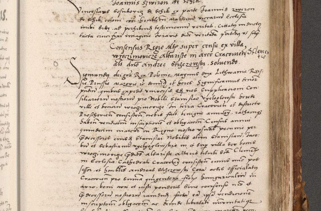 Zdjęcie nr 738 dla obiektu archiwalnego: Volumen (Pri)mum Actorum R(evere)nd(i)s(s)imi in Christo Patris D(omi)ni Petri de Gamratis Episcopi Cracoviensis a die prima mensis Novembris Anni 1539vi ad finem eiusdem anni et successive per annos 1539num et 1540mum