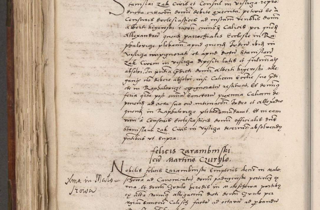 Zdjęcie nr 745 dla obiektu archiwalnego: Volumen (Pri)mum Actorum R(evere)nd(i)s(s)imi in Christo Patris D(omi)ni Petri de Gamratis Episcopi Cracoviensis a die prima mensis Novembris Anni 1539vi ad finem eiusdem anni et successive per annos 1539num et 1540mum