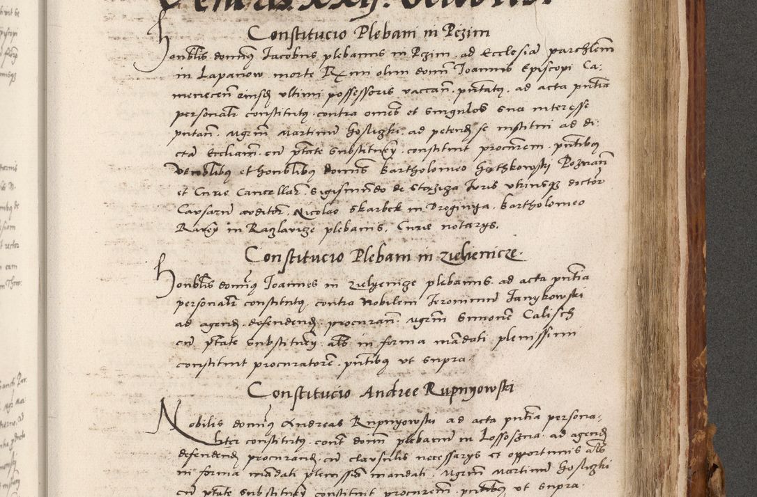Zdjęcie nr 748 dla obiektu archiwalnego: Volumen (Pri)mum Actorum R(evere)nd(i)s(s)imi in Christo Patris D(omi)ni Petri de Gamratis Episcopi Cracoviensis a die prima mensis Novembris Anni 1539vi ad finem eiusdem anni et successive per annos 1539num et 1540mum