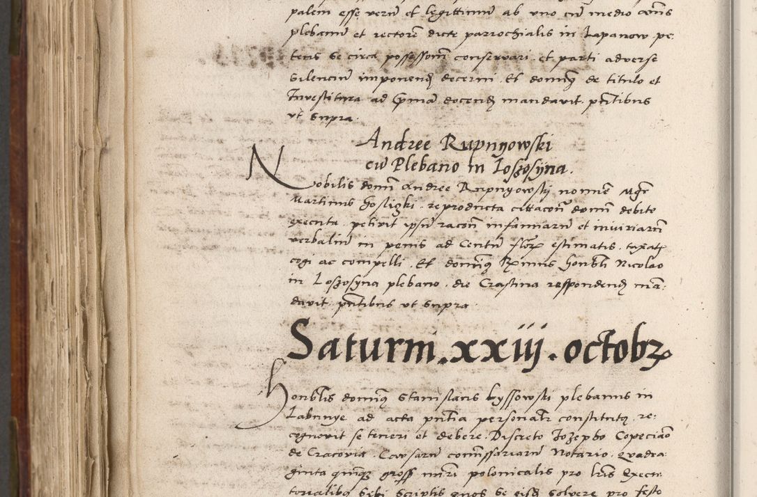 Zdjęcie nr 751 dla obiektu archiwalnego: Volumen (Pri)mum Actorum R(evere)nd(i)s(s)imi in Christo Patris D(omi)ni Petri de Gamratis Episcopi Cracoviensis a die prima mensis Novembris Anni 1539vi ad finem eiusdem anni et successive per annos 1539num et 1540mum