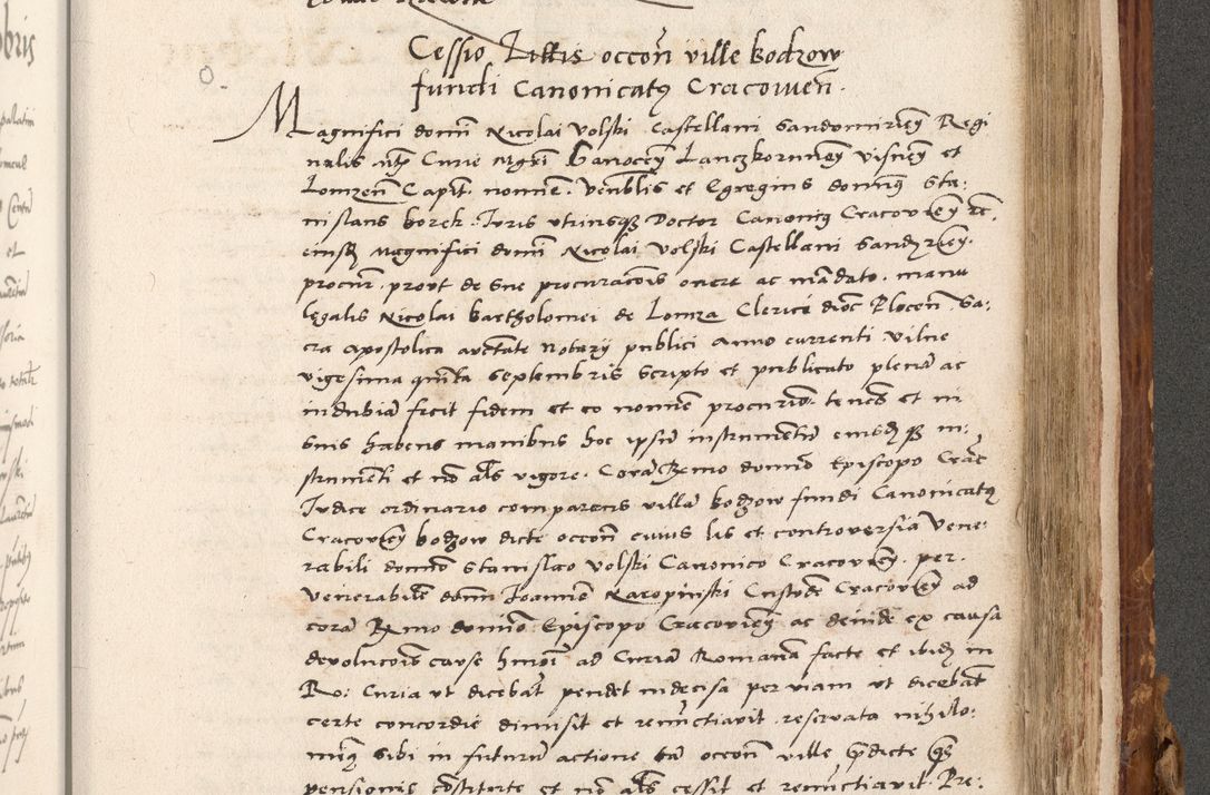 Zdjęcie nr 760 dla obiektu archiwalnego: Volumen (Pri)mum Actorum R(evere)nd(i)s(s)imi in Christo Patris D(omi)ni Petri de Gamratis Episcopi Cracoviensis a die prima mensis Novembris Anni 1539vi ad finem eiusdem anni et successive per annos 1539num et 1540mum