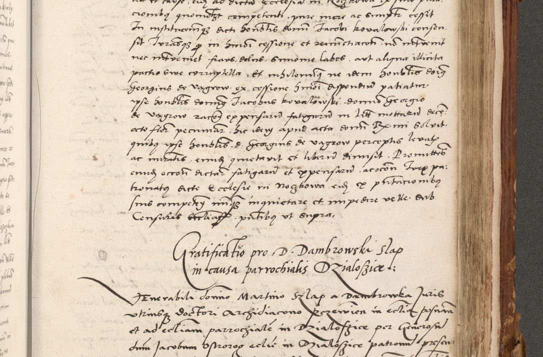 Zdjęcie nr 766 dla obiektu archiwalnego: Volumen (Pri)mum Actorum R(evere)nd(i)s(s)imi in Christo Patris D(omi)ni Petri de Gamratis Episcopi Cracoviensis a die prima mensis Novembris Anni 1539vi ad finem eiusdem anni et successive per annos 1539num et 1540mum