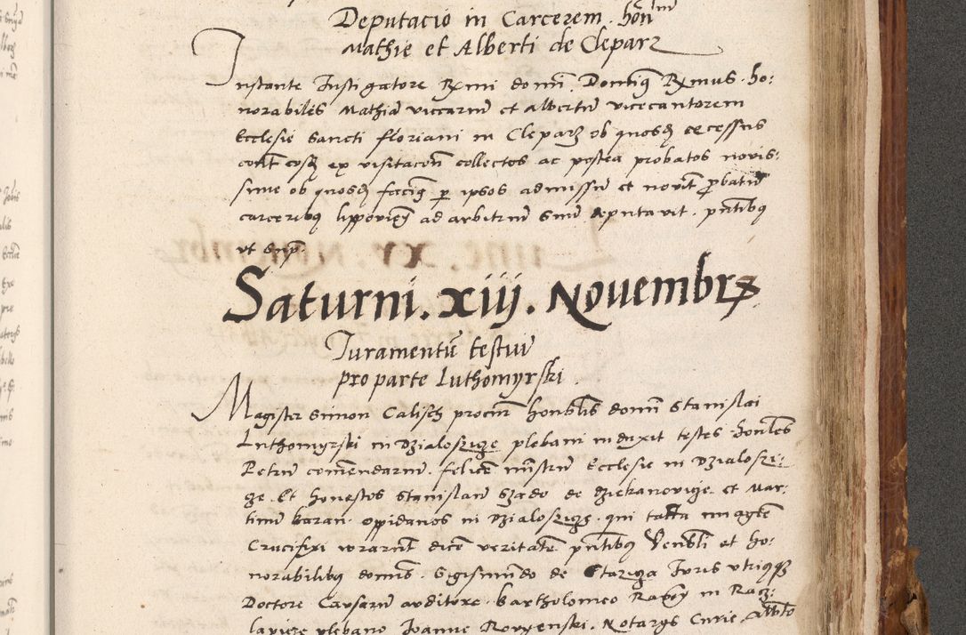 Zdjęcie nr 786 dla obiektu archiwalnego: Volumen (Pri)mum Actorum R(evere)nd(i)s(s)imi in Christo Patris D(omi)ni Petri de Gamratis Episcopi Cracoviensis a die prima mensis Novembris Anni 1539vi ad finem eiusdem anni et successive per annos 1539num et 1540mum