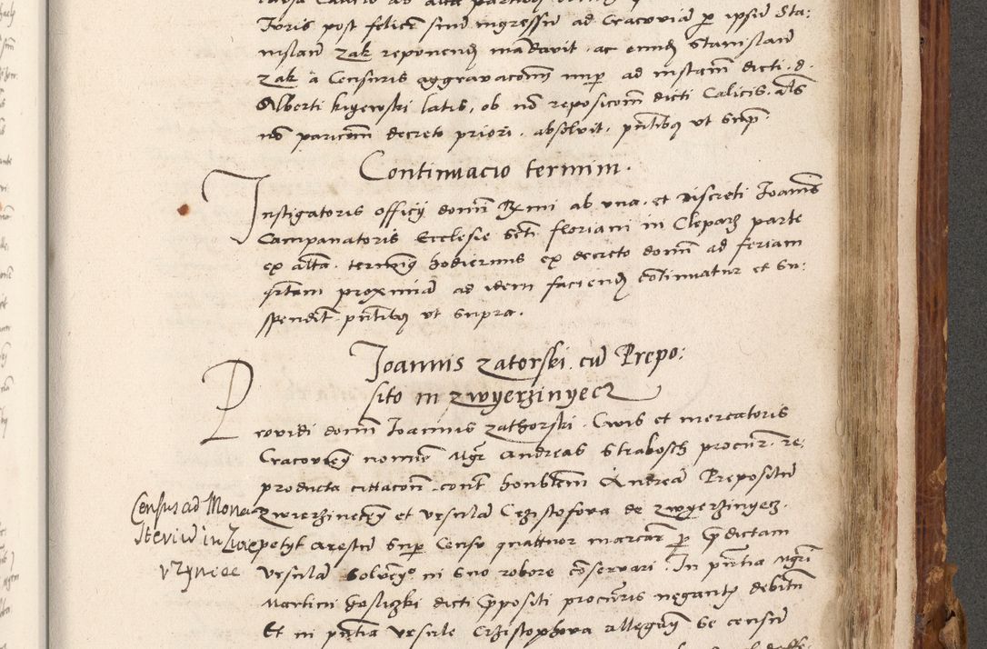 Zdjęcie nr 792 dla obiektu archiwalnego: Volumen (Pri)mum Actorum R(evere)nd(i)s(s)imi in Christo Patris D(omi)ni Petri de Gamratis Episcopi Cracoviensis a die prima mensis Novembris Anni 1539vi ad finem eiusdem anni et successive per annos 1539num et 1540mum