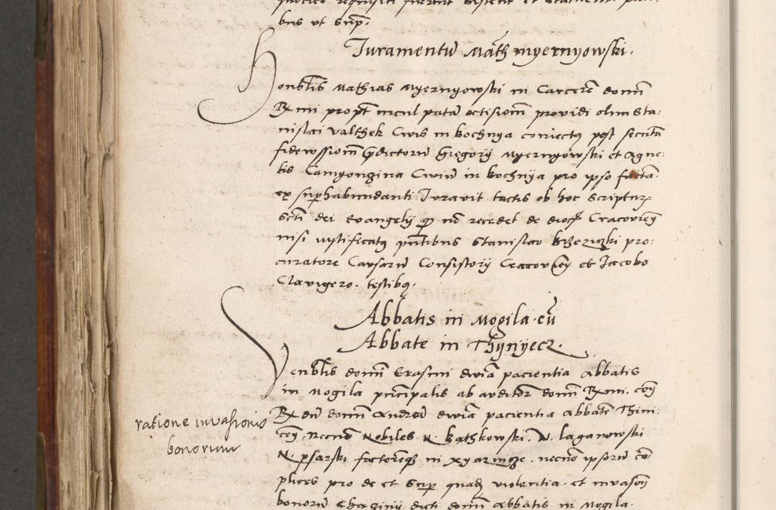 Zdjęcie nr 793 dla obiektu archiwalnego: Volumen (Pri)mum Actorum R(evere)nd(i)s(s)imi in Christo Patris D(omi)ni Petri de Gamratis Episcopi Cracoviensis a die prima mensis Novembris Anni 1539vi ad finem eiusdem anni et successive per annos 1539num et 1540mum