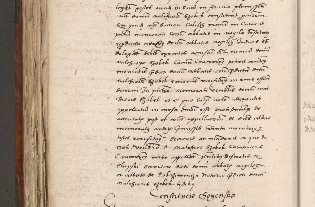 Zdjęcie nr 795 dla obiektu archiwalnego: Volumen (Pri)mum Actorum R(evere)nd(i)s(s)imi in Christo Patris D(omi)ni Petri de Gamratis Episcopi Cracoviensis a die prima mensis Novembris Anni 1539vi ad finem eiusdem anni et successive per annos 1539num et 1540mum