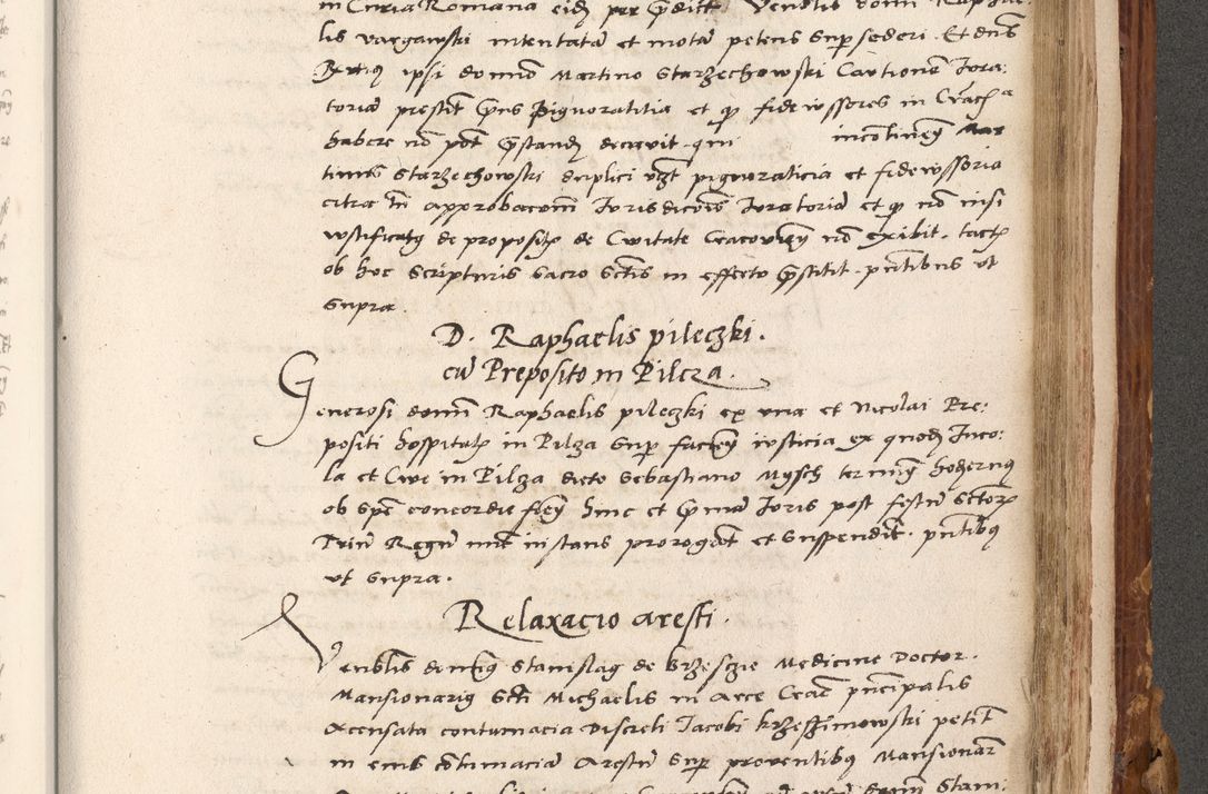 Zdjęcie nr 802 dla obiektu archiwalnego: Volumen (Pri)mum Actorum R(evere)nd(i)s(s)imi in Christo Patris D(omi)ni Petri de Gamratis Episcopi Cracoviensis a die prima mensis Novembris Anni 1539vi ad finem eiusdem anni et successive per annos 1539num et 1540mum