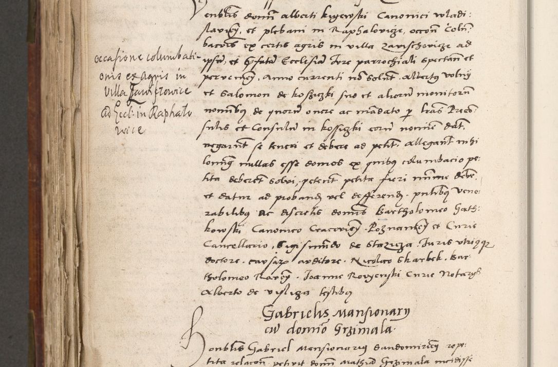Zdjęcie nr 809 dla obiektu archiwalnego: Volumen (Pri)mum Actorum R(evere)nd(i)s(s)imi in Christo Patris D(omi)ni Petri de Gamratis Episcopi Cracoviensis a die prima mensis Novembris Anni 1539vi ad finem eiusdem anni et successive per annos 1539num et 1540mum