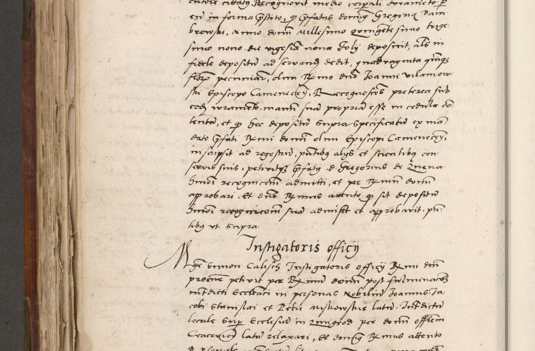 Zdjęcie nr 813 dla obiektu archiwalnego: Volumen (Pri)mum Actorum R(evere)nd(i)s(s)imi in Christo Patris D(omi)ni Petri de Gamratis Episcopi Cracoviensis a die prima mensis Novembris Anni 1539vi ad finem eiusdem anni et successive per annos 1539num et 1540mum