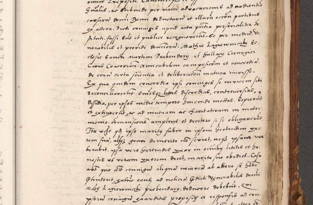 Zdjęcie nr 814 dla obiektu archiwalnego: Volumen (Pri)mum Actorum R(evere)nd(i)s(s)imi in Christo Patris D(omi)ni Petri de Gamratis Episcopi Cracoviensis a die prima mensis Novembris Anni 1539vi ad finem eiusdem anni et successive per annos 1539num et 1540mum