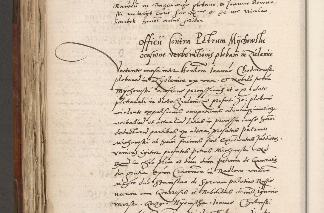 Zdjęcie nr 817 dla obiektu archiwalnego: Volumen (Pri)mum Actorum R(evere)nd(i)s(s)imi in Christo Patris D(omi)ni Petri de Gamratis Episcopi Cracoviensis a die prima mensis Novembris Anni 1539vi ad finem eiusdem anni et successive per annos 1539num et 1540mum