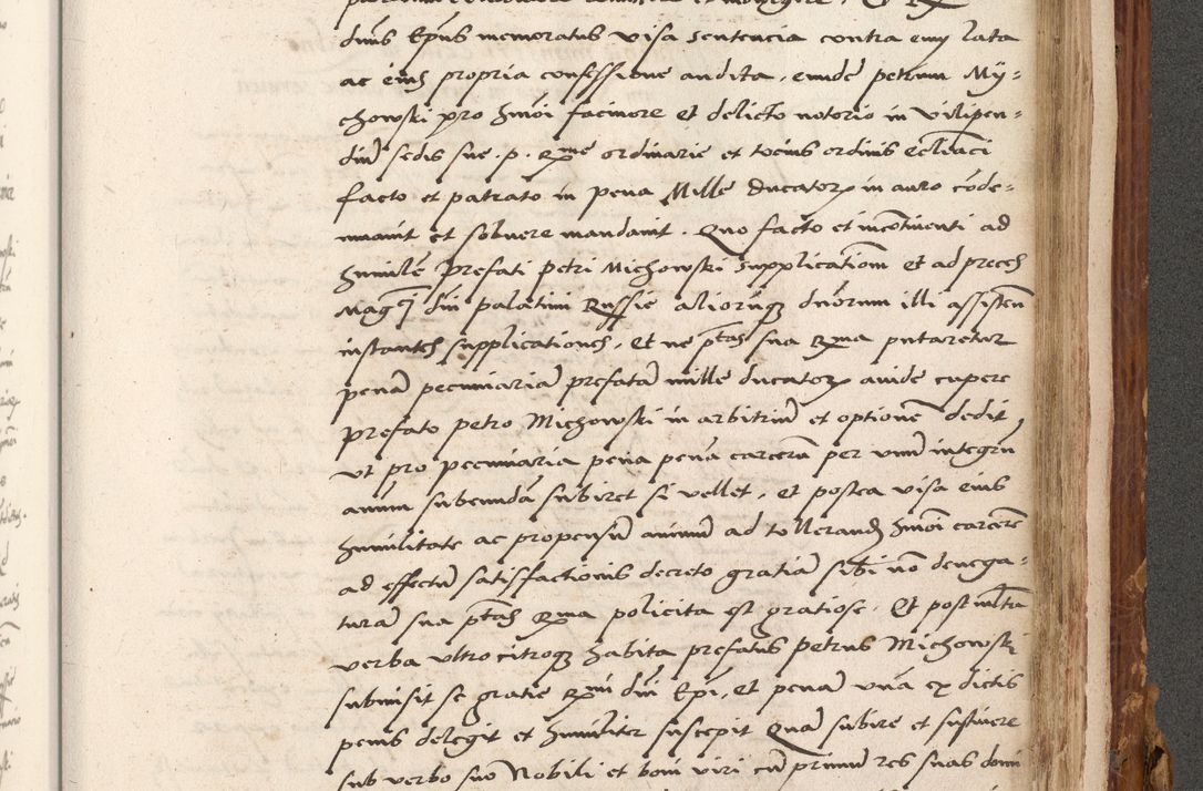 Zdjęcie nr 818 dla obiektu archiwalnego: Volumen (Pri)mum Actorum R(evere)nd(i)s(s)imi in Christo Patris D(omi)ni Petri de Gamratis Episcopi Cracoviensis a die prima mensis Novembris Anni 1539vi ad finem eiusdem anni et successive per annos 1539num et 1540mum