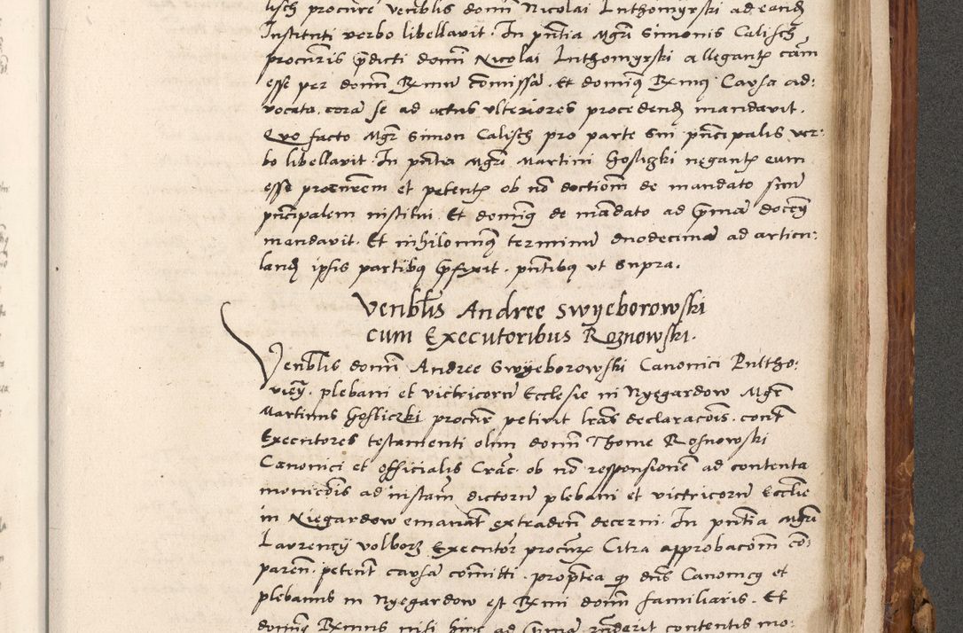 Zdjęcie nr 828 dla obiektu archiwalnego: Volumen (Pri)mum Actorum R(evere)nd(i)s(s)imi in Christo Patris D(omi)ni Petri de Gamratis Episcopi Cracoviensis a die prima mensis Novembris Anni 1539vi ad finem eiusdem anni et successive per annos 1539num et 1540mum