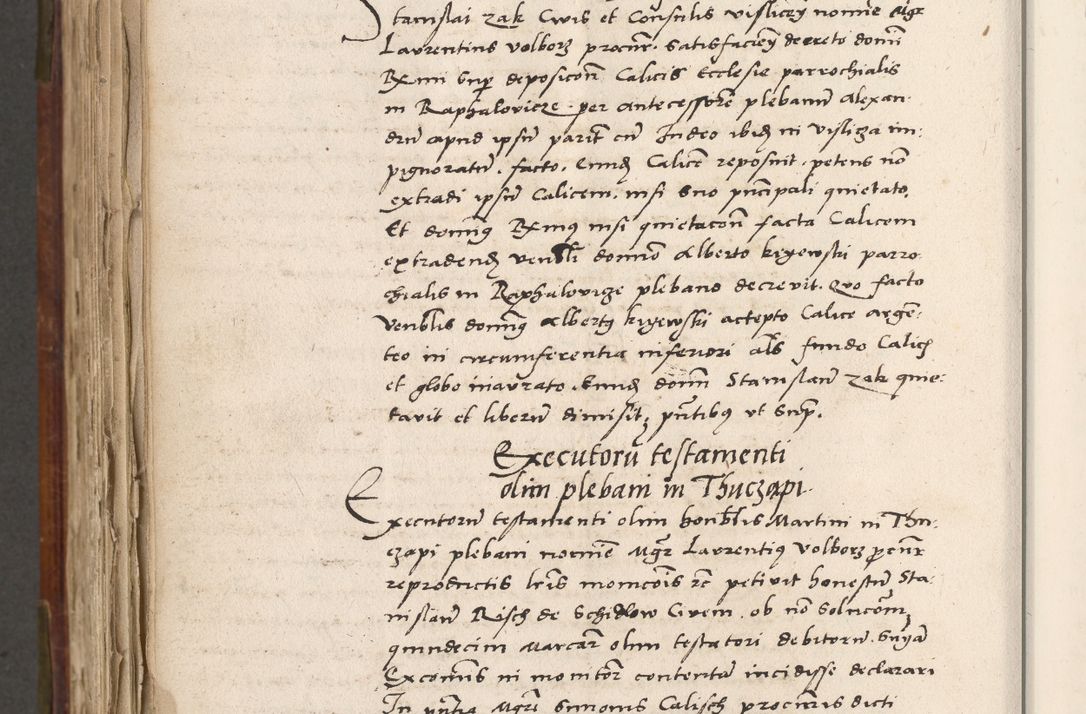 Zdjęcie nr 829 dla obiektu archiwalnego: Volumen (Pri)mum Actorum R(evere)nd(i)s(s)imi in Christo Patris D(omi)ni Petri de Gamratis Episcopi Cracoviensis a die prima mensis Novembris Anni 1539vi ad finem eiusdem anni et successive per annos 1539num et 1540mum