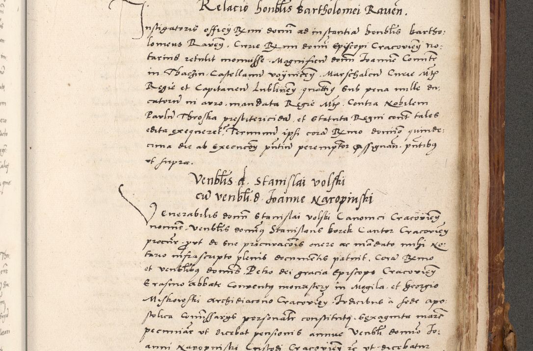 Zdjęcie nr 830 dla obiektu archiwalnego: Volumen (Pri)mum Actorum R(evere)nd(i)s(s)imi in Christo Patris D(omi)ni Petri de Gamratis Episcopi Cracoviensis a die prima mensis Novembris Anni 1539vi ad finem eiusdem anni et successive per annos 1539num et 1540mum