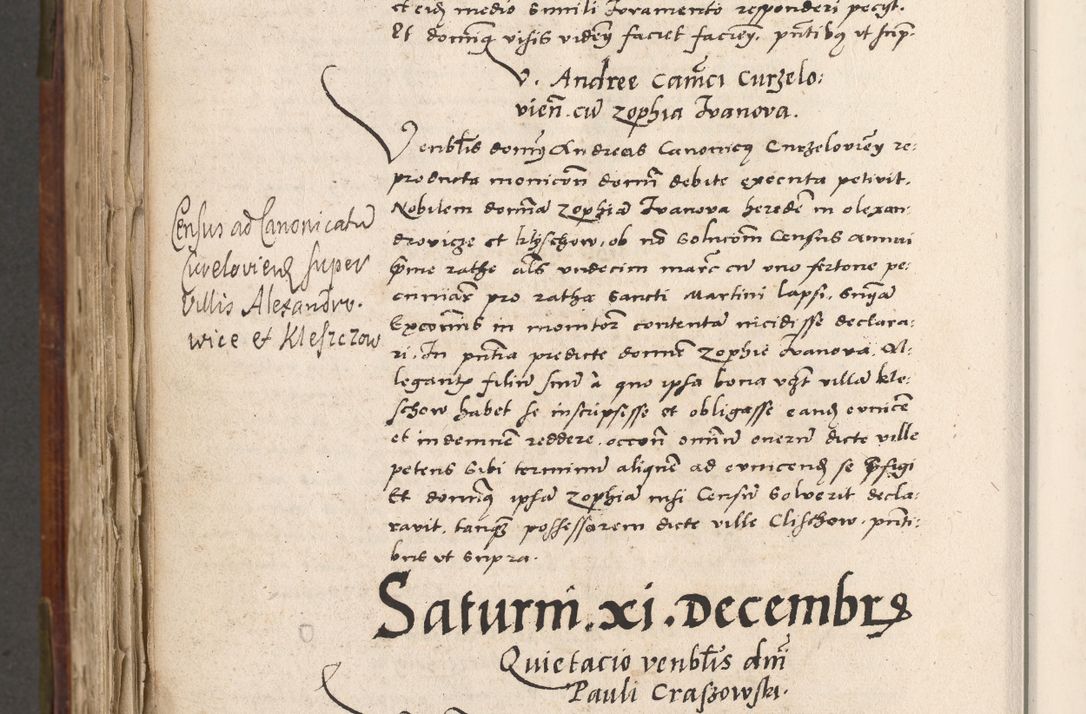 Zdjęcie nr 833 dla obiektu archiwalnego: Volumen (Pri)mum Actorum R(evere)nd(i)s(s)imi in Christo Patris D(omi)ni Petri de Gamratis Episcopi Cracoviensis a die prima mensis Novembris Anni 1539vi ad finem eiusdem anni et successive per annos 1539num et 1540mum
