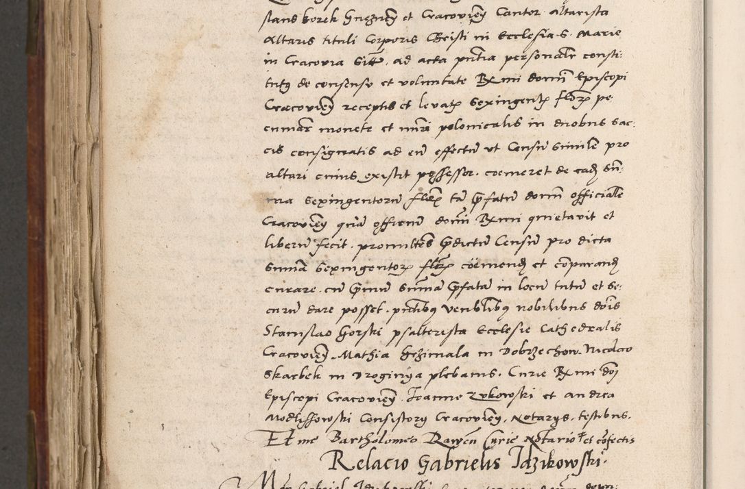 Zdjęcie nr 835 dla obiektu archiwalnego: Volumen (Pri)mum Actorum R(evere)nd(i)s(s)imi in Christo Patris D(omi)ni Petri de Gamratis Episcopi Cracoviensis a die prima mensis Novembris Anni 1539vi ad finem eiusdem anni et successive per annos 1539num et 1540mum