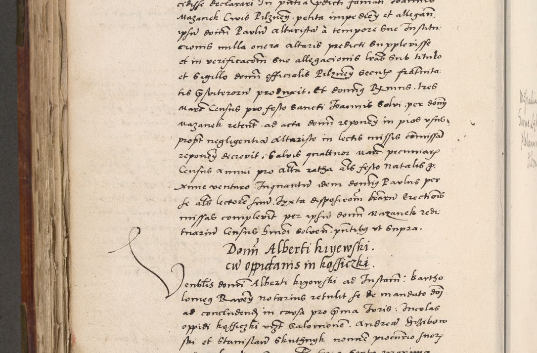Zdjęcie nr 839 dla obiektu archiwalnego: Volumen (Pri)mum Actorum R(evere)nd(i)s(s)imi in Christo Patris D(omi)ni Petri de Gamratis Episcopi Cracoviensis a die prima mensis Novembris Anni 1539vi ad finem eiusdem anni et successive per annos 1539num et 1540mum