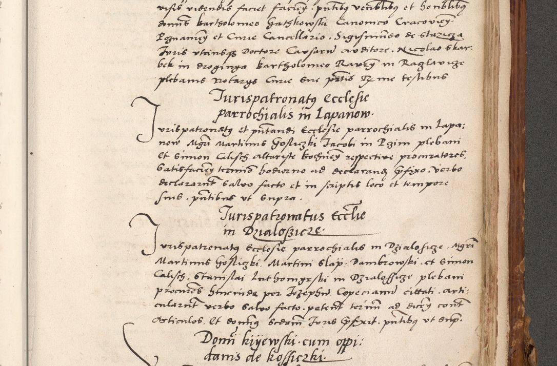 Zdjęcie nr 842 dla obiektu archiwalnego: Volumen (Pri)mum Actorum R(evere)nd(i)s(s)imi in Christo Patris D(omi)ni Petri de Gamratis Episcopi Cracoviensis a die prima mensis Novembris Anni 1539vi ad finem eiusdem anni et successive per annos 1539num et 1540mum