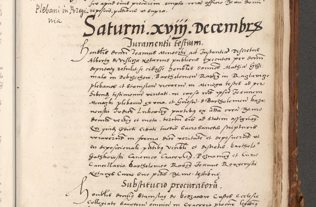 Zdjęcie nr 844 dla obiektu archiwalnego: Volumen (Pri)mum Actorum R(evere)nd(i)s(s)imi in Christo Patris D(omi)ni Petri de Gamratis Episcopi Cracoviensis a die prima mensis Novembris Anni 1539vi ad finem eiusdem anni et successive per annos 1539num et 1540mum