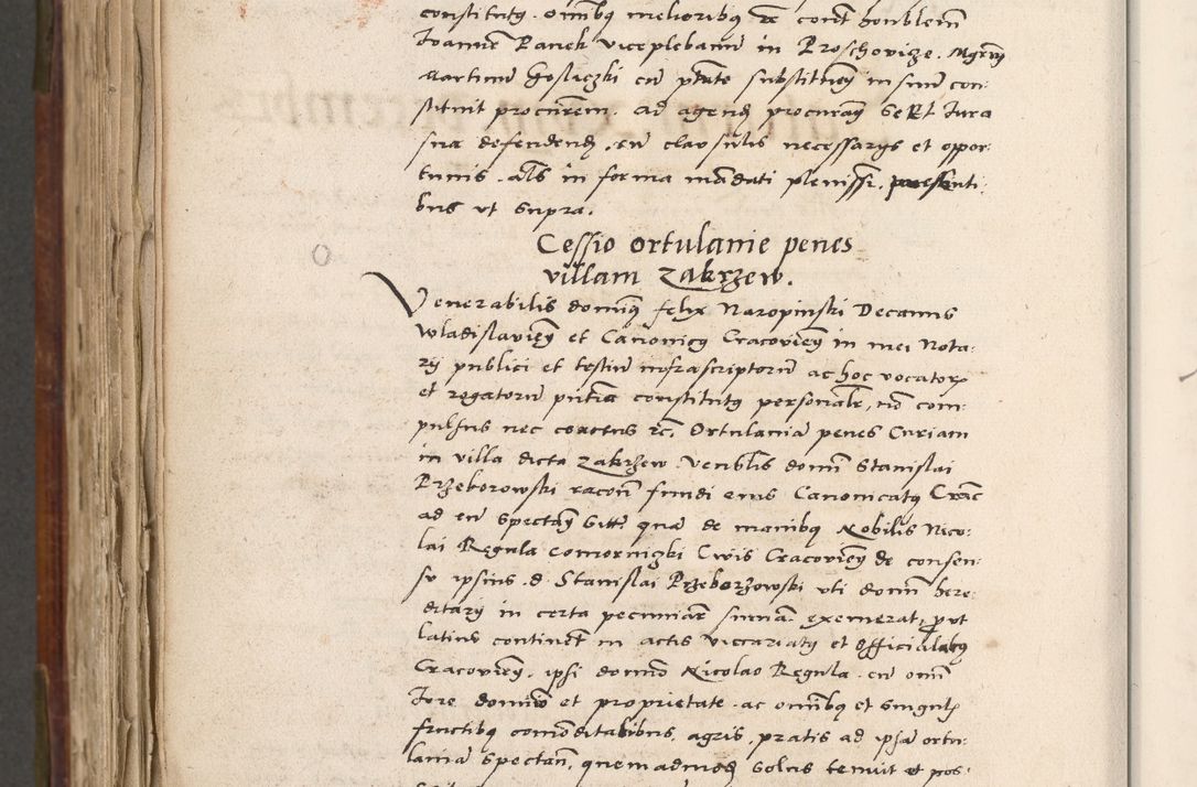 Zdjęcie nr 845 dla obiektu archiwalnego: Volumen (Pri)mum Actorum R(evere)nd(i)s(s)imi in Christo Patris D(omi)ni Petri de Gamratis Episcopi Cracoviensis a die prima mensis Novembris Anni 1539vi ad finem eiusdem anni et successive per annos 1539num et 1540mum