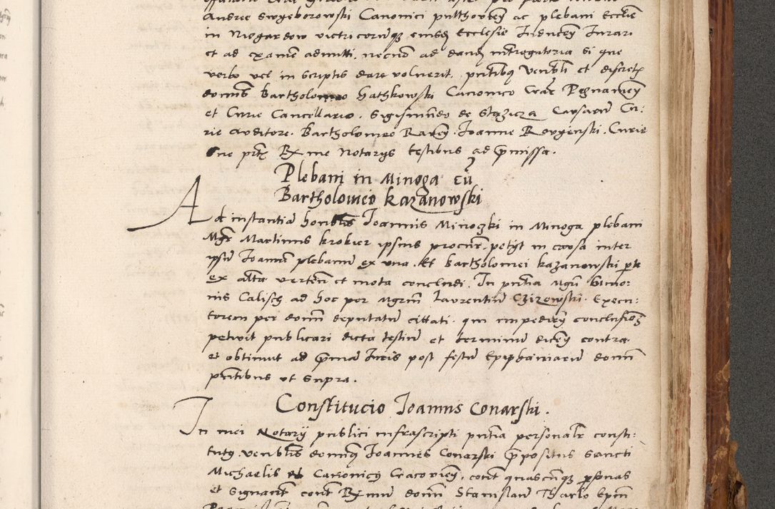Zdjęcie nr 846 dla obiektu archiwalnego: Volumen (Pri)mum Actorum R(evere)nd(i)s(s)imi in Christo Patris D(omi)ni Petri de Gamratis Episcopi Cracoviensis a die prima mensis Novembris Anni 1539vi ad finem eiusdem anni et successive per annos 1539num et 1540mum