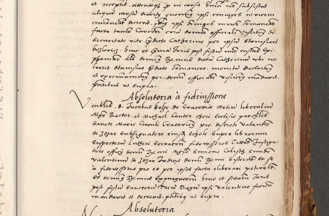 Zdjęcie nr 848 dla obiektu archiwalnego: Volumen (Pri)mum Actorum R(evere)nd(i)s(s)imi in Christo Patris D(omi)ni Petri de Gamratis Episcopi Cracoviensis a die prima mensis Novembris Anni 1539vi ad finem eiusdem anni et successive per annos 1539num et 1540mum