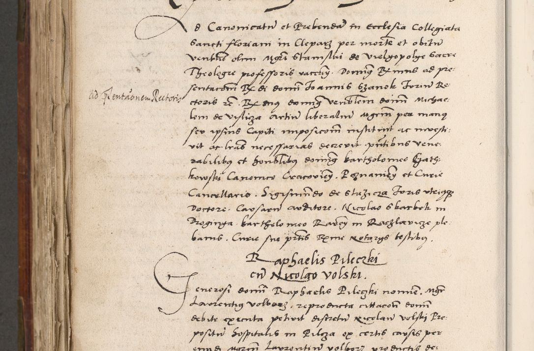 Zdjęcie nr 849 dla obiektu archiwalnego: Volumen (Pri)mum Actorum R(evere)nd(i)s(s)imi in Christo Patris D(omi)ni Petri de Gamratis Episcopi Cracoviensis a die prima mensis Novembris Anni 1539vi ad finem eiusdem anni et successive per annos 1539num et 1540mum