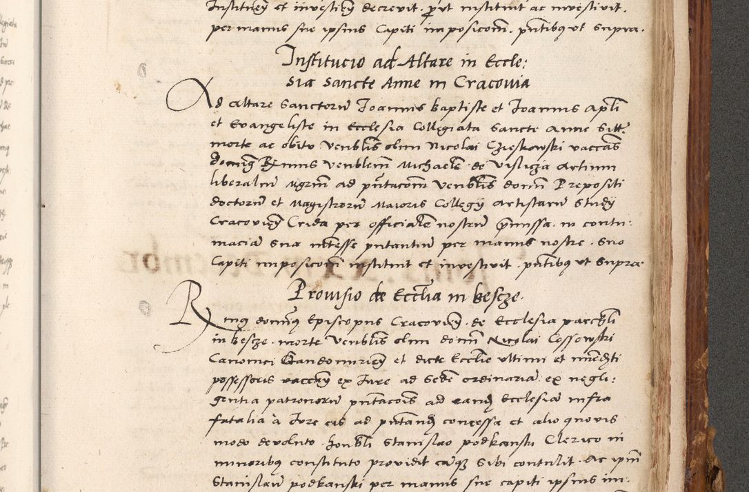 Zdjęcie nr 850 dla obiektu archiwalnego: Volumen (Pri)mum Actorum R(evere)nd(i)s(s)imi in Christo Patris D(omi)ni Petri de Gamratis Episcopi Cracoviensis a die prima mensis Novembris Anni 1539vi ad finem eiusdem anni et successive per annos 1539num et 1540mum