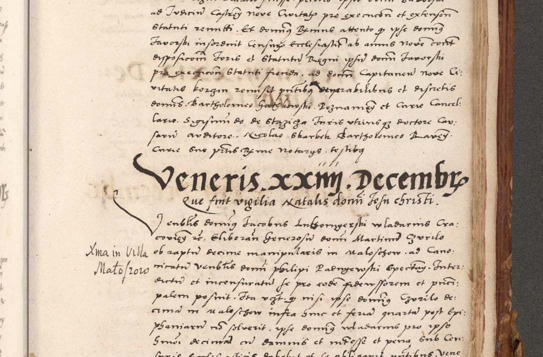 Zdjęcie nr 852 dla obiektu archiwalnego: Volumen (Pri)mum Actorum R(evere)nd(i)s(s)imi in Christo Patris D(omi)ni Petri de Gamratis Episcopi Cracoviensis a die prima mensis Novembris Anni 1539vi ad finem eiusdem anni et successive per annos 1539num et 1540mum