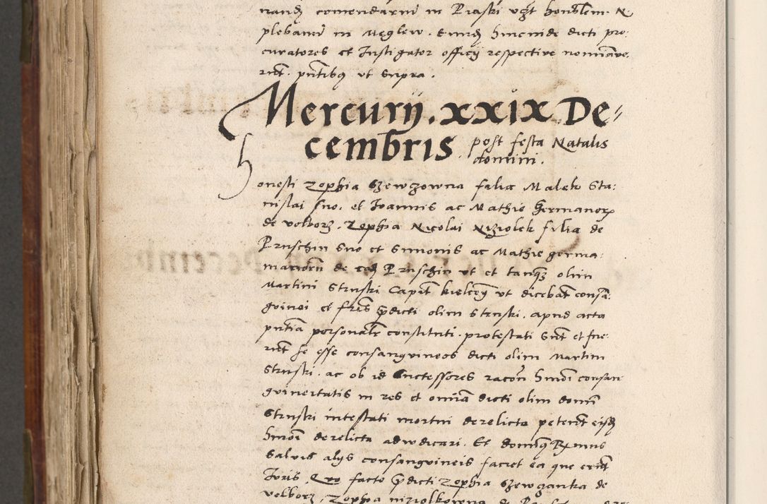 Zdjęcie nr 853 dla obiektu archiwalnego: Volumen (Pri)mum Actorum R(evere)nd(i)s(s)imi in Christo Patris D(omi)ni Petri de Gamratis Episcopi Cracoviensis a die prima mensis Novembris Anni 1539vi ad finem eiusdem anni et successive per annos 1539num et 1540mum