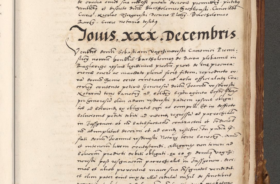 Zdjęcie nr 854 dla obiektu archiwalnego: Volumen (Pri)mum Actorum R(evere)nd(i)s(s)imi in Christo Patris D(omi)ni Petri de Gamratis Episcopi Cracoviensis a die prima mensis Novembris Anni 1539vi ad finem eiusdem anni et successive per annos 1539num et 1540mum