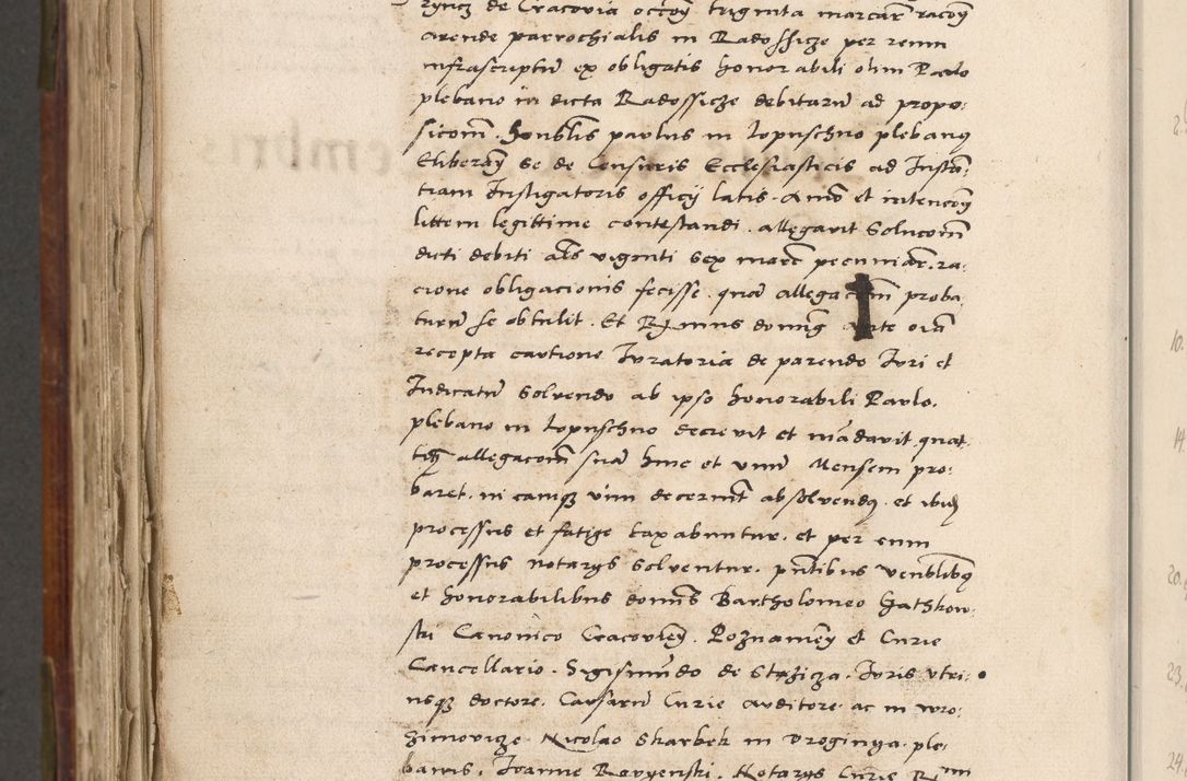Zdjęcie nr 855 dla obiektu archiwalnego: Volumen (Pri)mum Actorum R(evere)nd(i)s(s)imi in Christo Patris D(omi)ni Petri de Gamratis Episcopi Cracoviensis a die prima mensis Novembris Anni 1539vi ad finem eiusdem anni et successive per annos 1539num et 1540mum