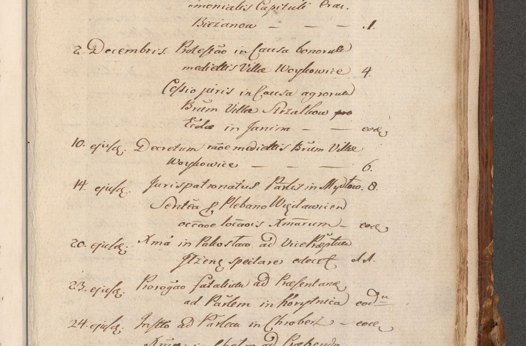 Zdjęcie nr 856 dla obiektu archiwalnego: Volumen (Pri)mum Actorum R(evere)nd(i)s(s)imi in Christo Patris D(omi)ni Petri de Gamratis Episcopi Cracoviensis a die prima mensis Novembris Anni 1539vi ad finem eiusdem anni et successive per annos 1539num et 1540mum