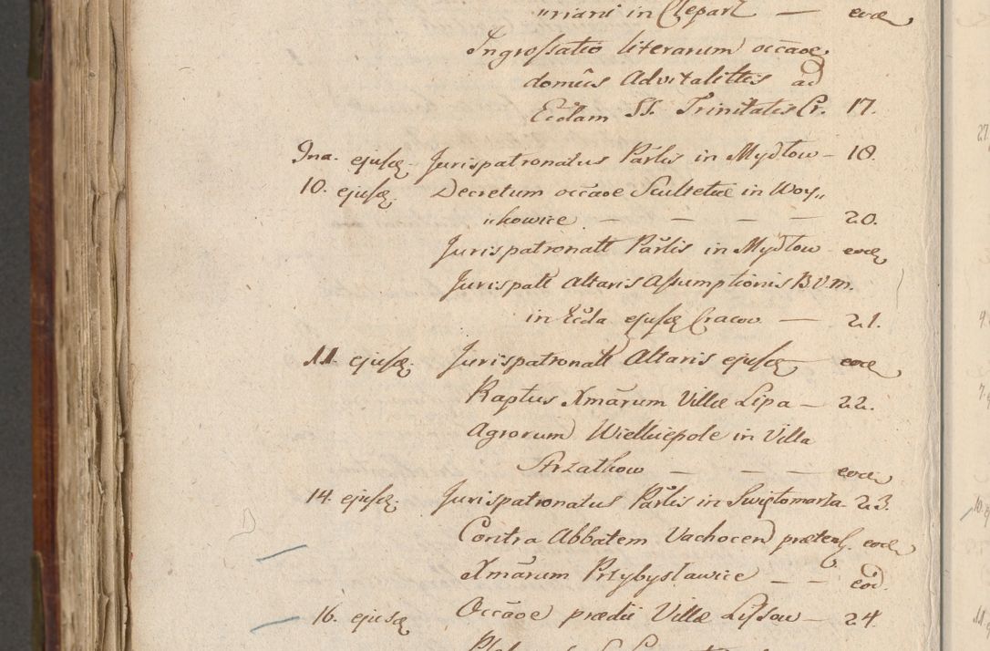 Zdjęcie nr 857 dla obiektu archiwalnego: Volumen (Pri)mum Actorum R(evere)nd(i)s(s)imi in Christo Patris D(omi)ni Petri de Gamratis Episcopi Cracoviensis a die prima mensis Novembris Anni 1539vi ad finem eiusdem anni et successive per annos 1539num et 1540mum