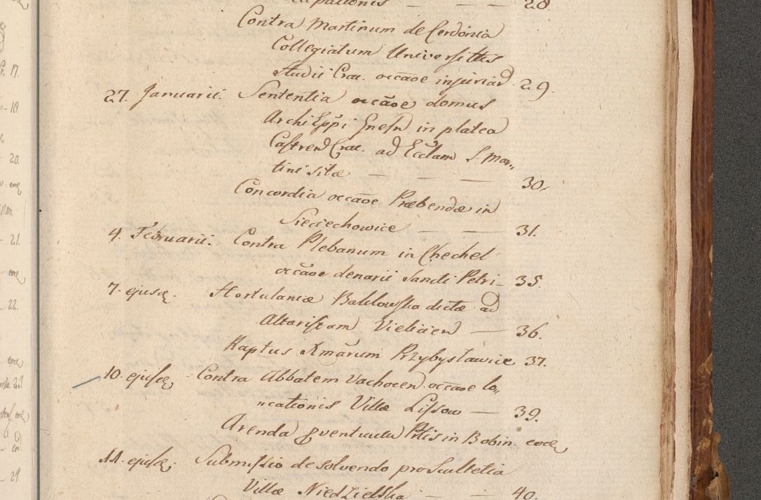 Zdjęcie nr 858 dla obiektu archiwalnego: Volumen (Pri)mum Actorum R(evere)nd(i)s(s)imi in Christo Patris D(omi)ni Petri de Gamratis Episcopi Cracoviensis a die prima mensis Novembris Anni 1539vi ad finem eiusdem anni et successive per annos 1539num et 1540mum