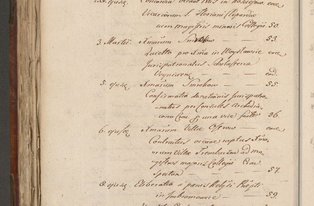 Zdjęcie nr 859 dla obiektu archiwalnego: Volumen (Pri)mum Actorum R(evere)nd(i)s(s)imi in Christo Patris D(omi)ni Petri de Gamratis Episcopi Cracoviensis a die prima mensis Novembris Anni 1539vi ad finem eiusdem anni et successive per annos 1539num et 1540mum