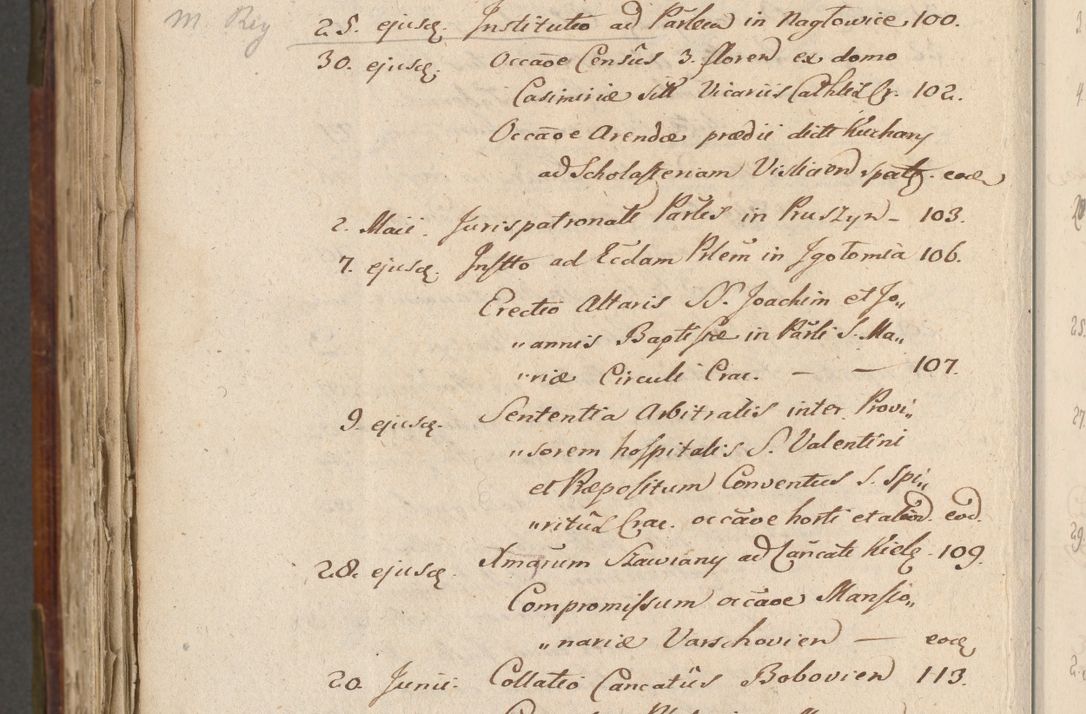 Zdjęcie nr 861 dla obiektu archiwalnego: Volumen (Pri)mum Actorum R(evere)nd(i)s(s)imi in Christo Patris D(omi)ni Petri de Gamratis Episcopi Cracoviensis a die prima mensis Novembris Anni 1539vi ad finem eiusdem anni et successive per annos 1539num et 1540mum