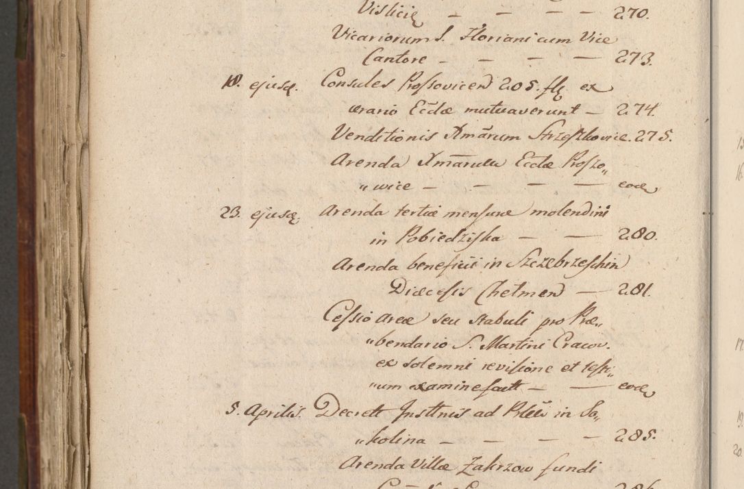 Zdjęcie nr 869 dla obiektu archiwalnego: Volumen (Pri)mum Actorum R(evere)nd(i)s(s)imi in Christo Patris D(omi)ni Petri de Gamratis Episcopi Cracoviensis a die prima mensis Novembris Anni 1539vi ad finem eiusdem anni et successive per annos 1539num et 1540mum